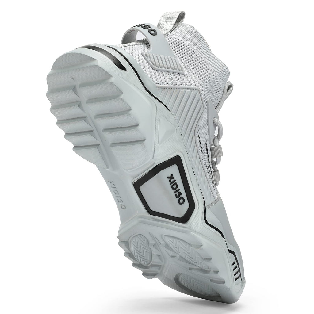 SANNAX Fashion Shoes for Mens High Top Casual Walking Shoes Non Slip Breathable Mesh Lightweight Sneakers