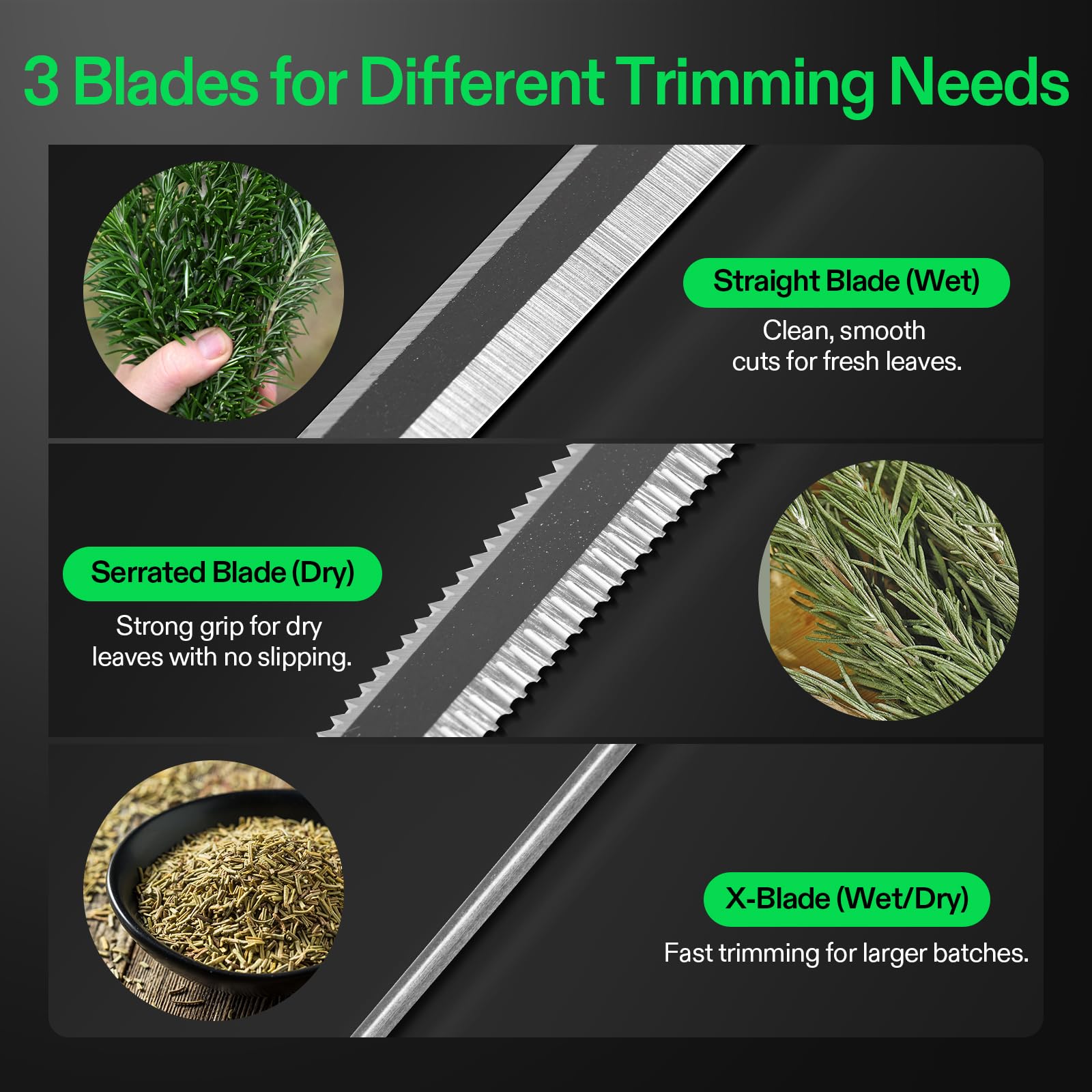 VIVOSUN 13 inch Bud Leaf Bowl Trimmer- Clear Visibility Dome, Sharp Stainless Steel Blades for Spin Cut & Solid Metal Gear Box, Hand Pruner Included (Upgraded Version)