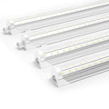 Ensenior 4FT LED Shop Lights - 5000LM 6000K Ultra Bright Daylight, T8 Commercial Bay Lighting, LED Lights for Garage/Shop/Basement, 36W (139 LM/W), Linkable, Plug & Play, ETL & FCC Certified, 4 Pack