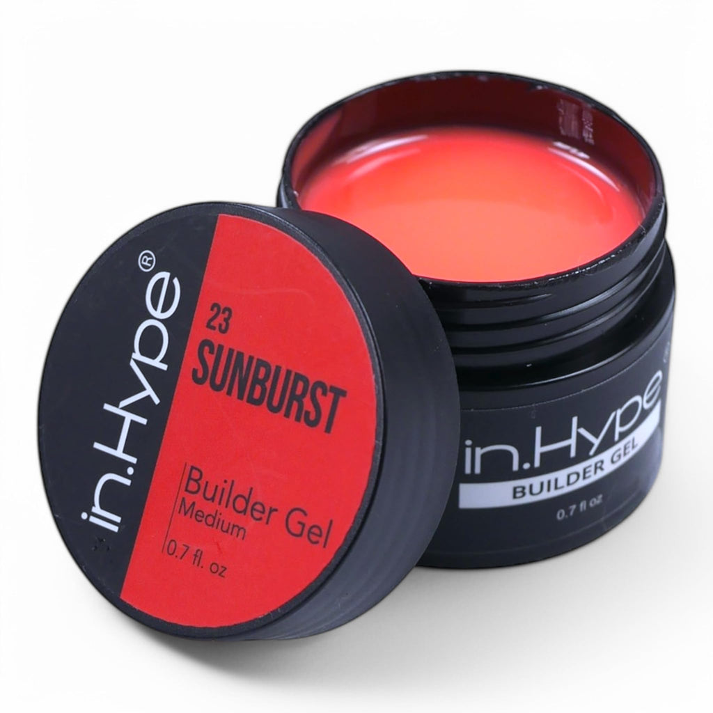 IN.HYPE UV/LED Professional Hard/Builder Gel for Nail Extension/Strengthening/Overlays File Off (Baby Pink #3)