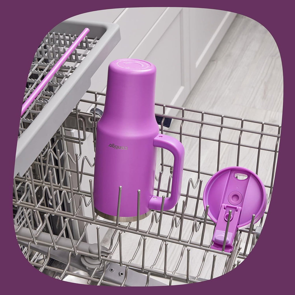 Contigo Streeterville 30oz Tumbler, Stainless Steel Vacuum Insulated, Leak-Proof, Cold for 29 Hours, Fits in cupholders, Licorice