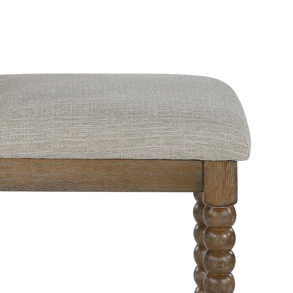 DUHOME Spindle Counter Stool with Padded Spring Seat,Wooden Bar Stools Farmhouse 26 Inch Counter Height Stools Chairs with Spindle Back for Kitchen Island