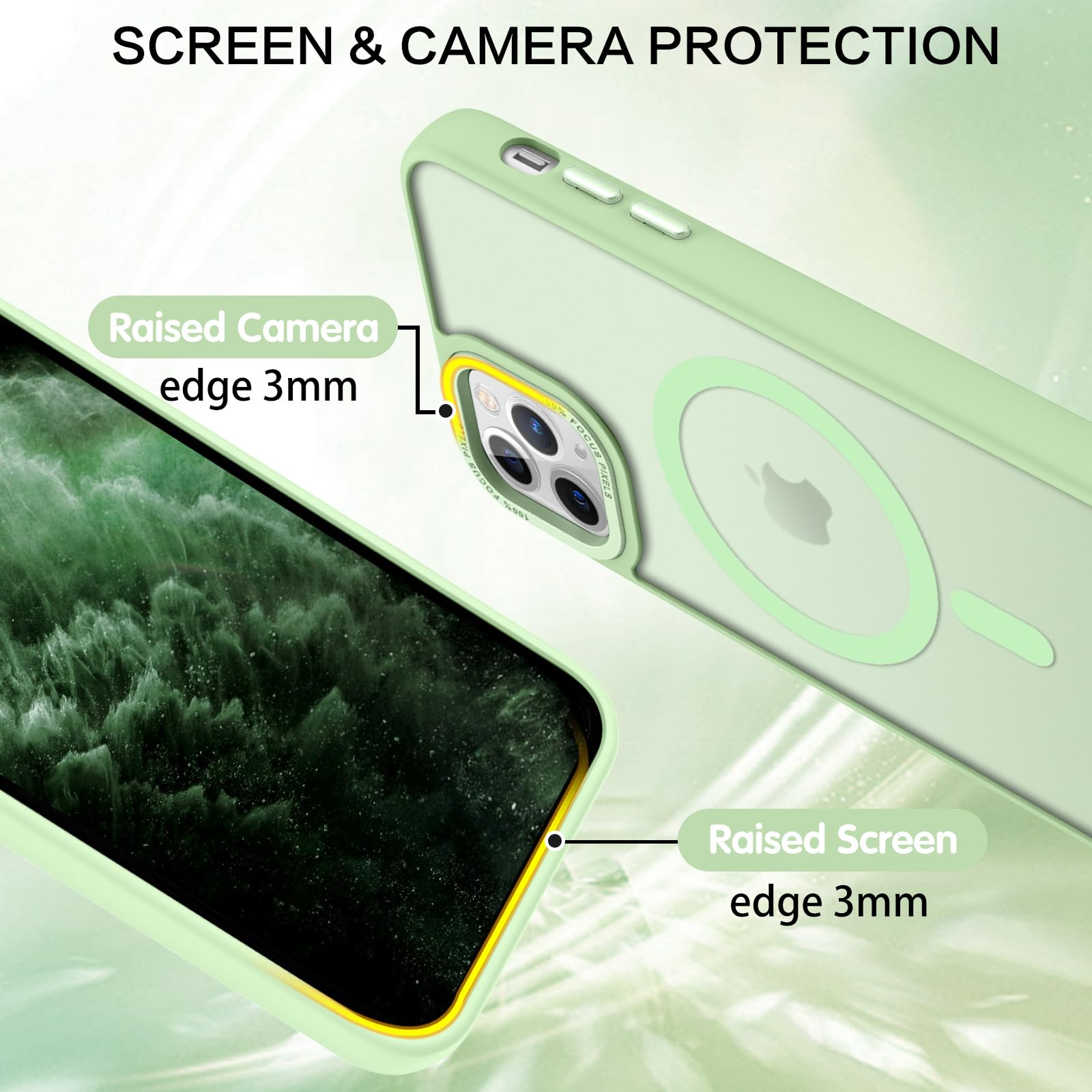 BENTOBEN for iPhone 11 Pro Case 2019 [Compatible with Magsafe] Translucent Matte Magnetic Phone Case iPhone 11 Pro 5.8" Slim Thin Shockproof Bumper Women Men Protective Cases Cover, Black