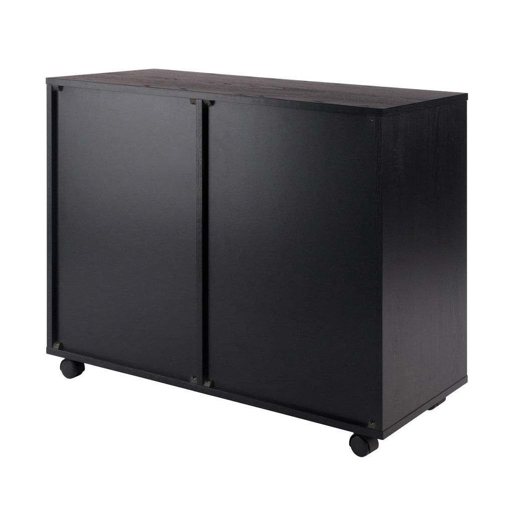 Winsome Halifax Mobile Storage Cabinet with Doors & Drawers, Stylish & Functional Home Storage Cabinet for Filing, Kitchen Organization, Moveable Furniture for Office, Dorms, Apartments