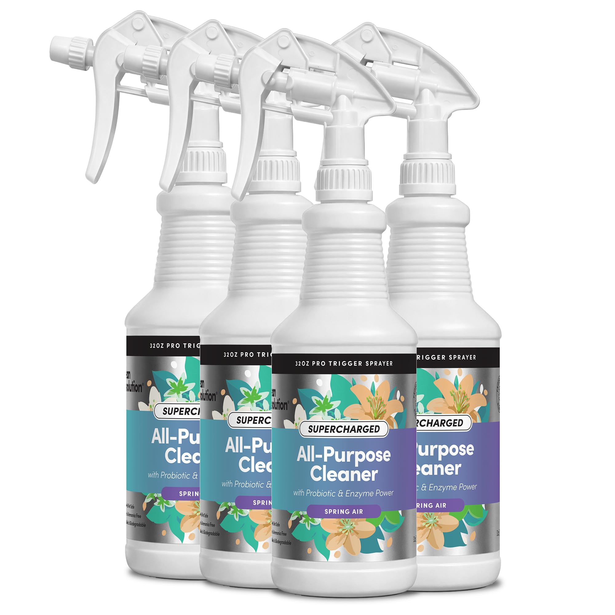 Clean Revolution Multi Surface Cleaner Refill Supply, Non-Toxic, Eco-Friendly & Plant-Based, Ready to Use, Dreamy Citrus, 128 Fl Oz (1 Gallon)
