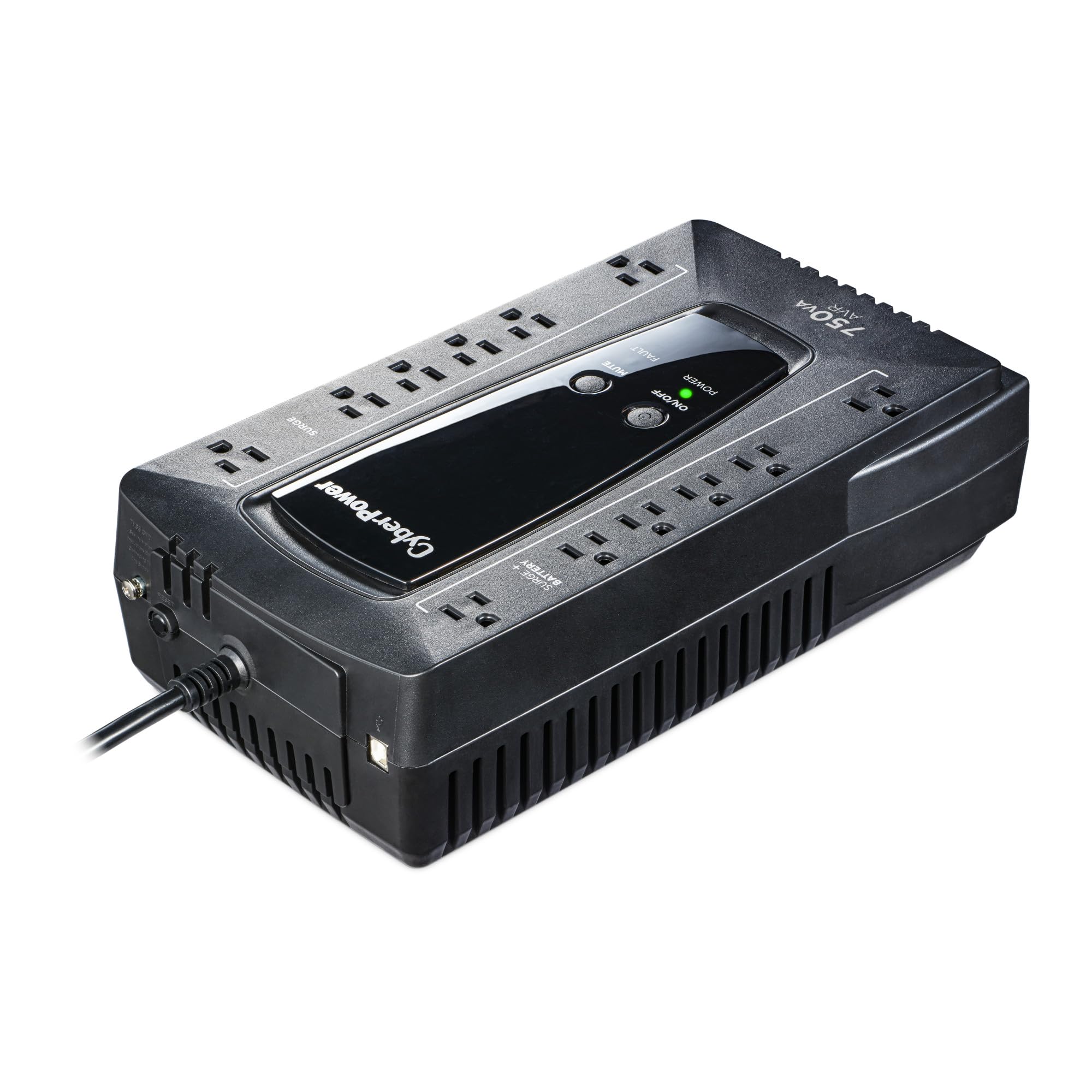 CyberPower AVRG750U AVR UPS System, 750VA/450W, 12 Outlets, Compact