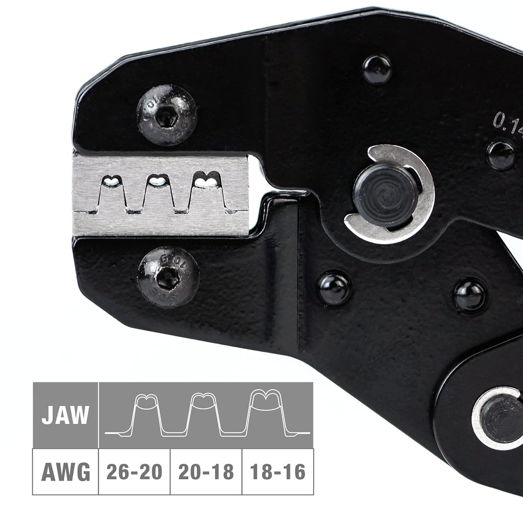 iCrimp IWS4 Solar PV Connector Crimping Tools for AWG14-10 (2.5/4/6mm²) Solar Panel PV Cable with Wire EDM Die