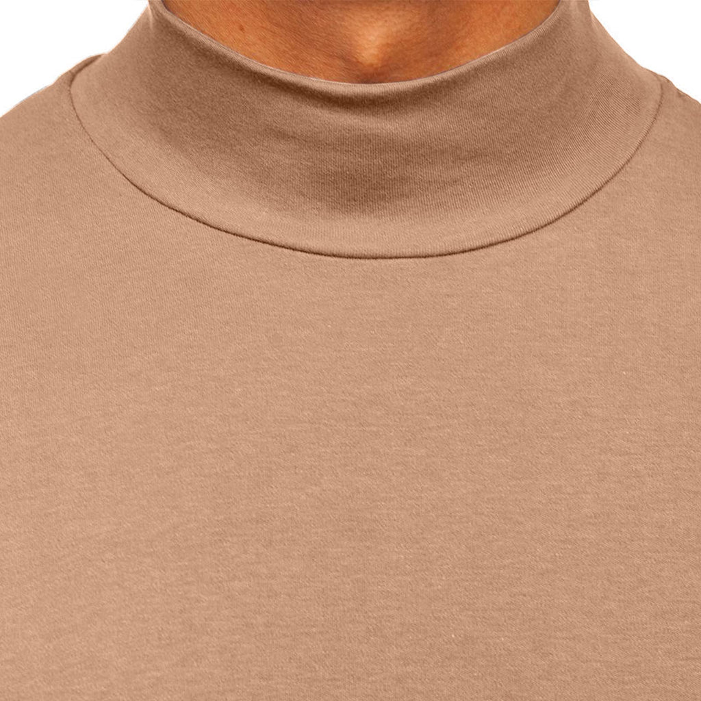Rela Bota Mens Half Turtleneck Long Sleeve Pullover Basic Designed Undershirt Stretch Slim Fit Sweaters