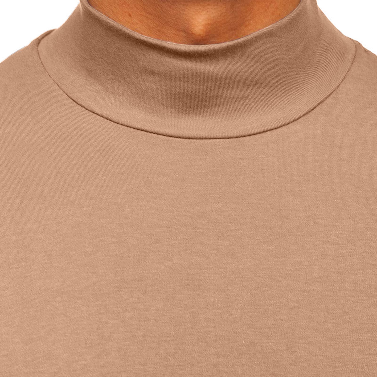 Rela Bota Mens Half Turtleneck Long Sleeve Pullover Basic Designed Undershirt Stretch Slim Fit Sweaters
