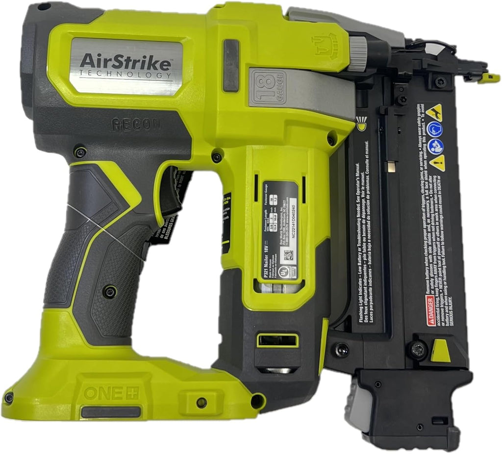 Ryobi 18V ONE+ 18-Gauge Cordless Airstrike Brad Nailer (Tool Only) P321