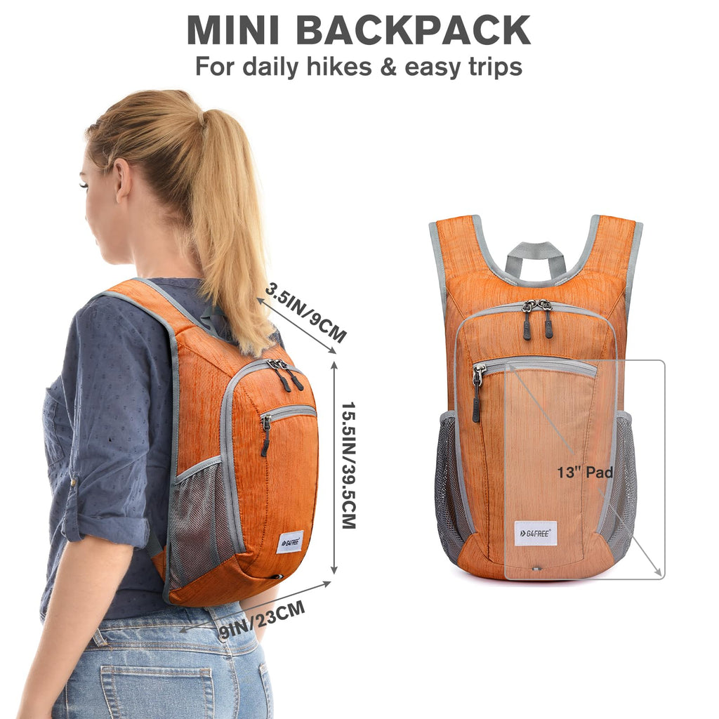 G4Free 10L/15L Hiking Backpack Lightweight Packable Hiking Daypack Small Travel Outdoor Foldable Shoulder Bag