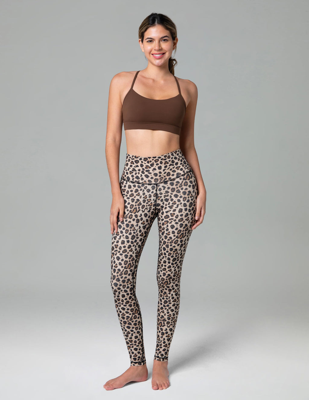 Colorfulkoala Women's High Waisted Tummy Control Workout Leggings Full Length Ultra Soft Yoga Pants 28"