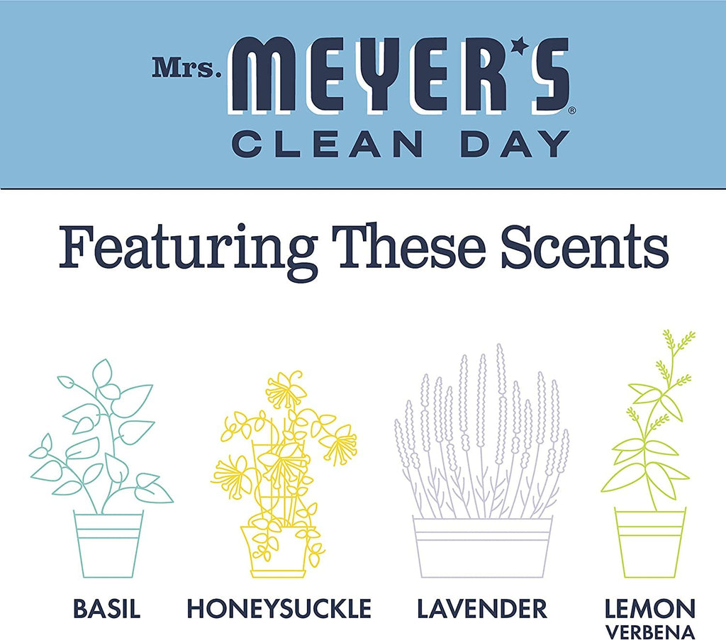 MRS. MEYER'S CLEAN DAY Multi-Surface Cleaner Concentrate, Use to Clean Floors, Tile, Counters, Lavender, 32 fl. oz