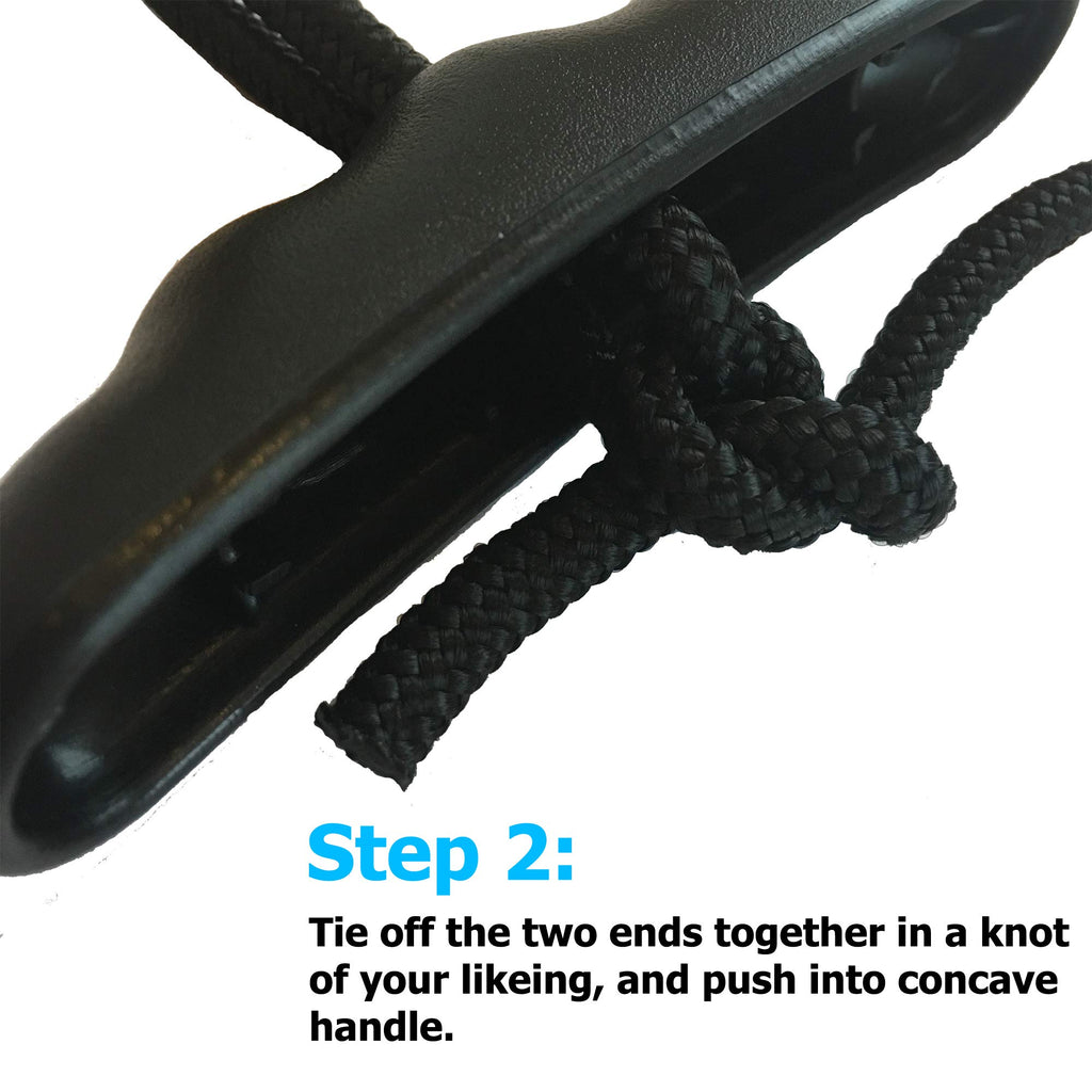 Occult Kayak Handles (2 Pack) - Ultra Heavy Duty Bungee - Replacement Installation Kit - Kayak and Boat Accessories