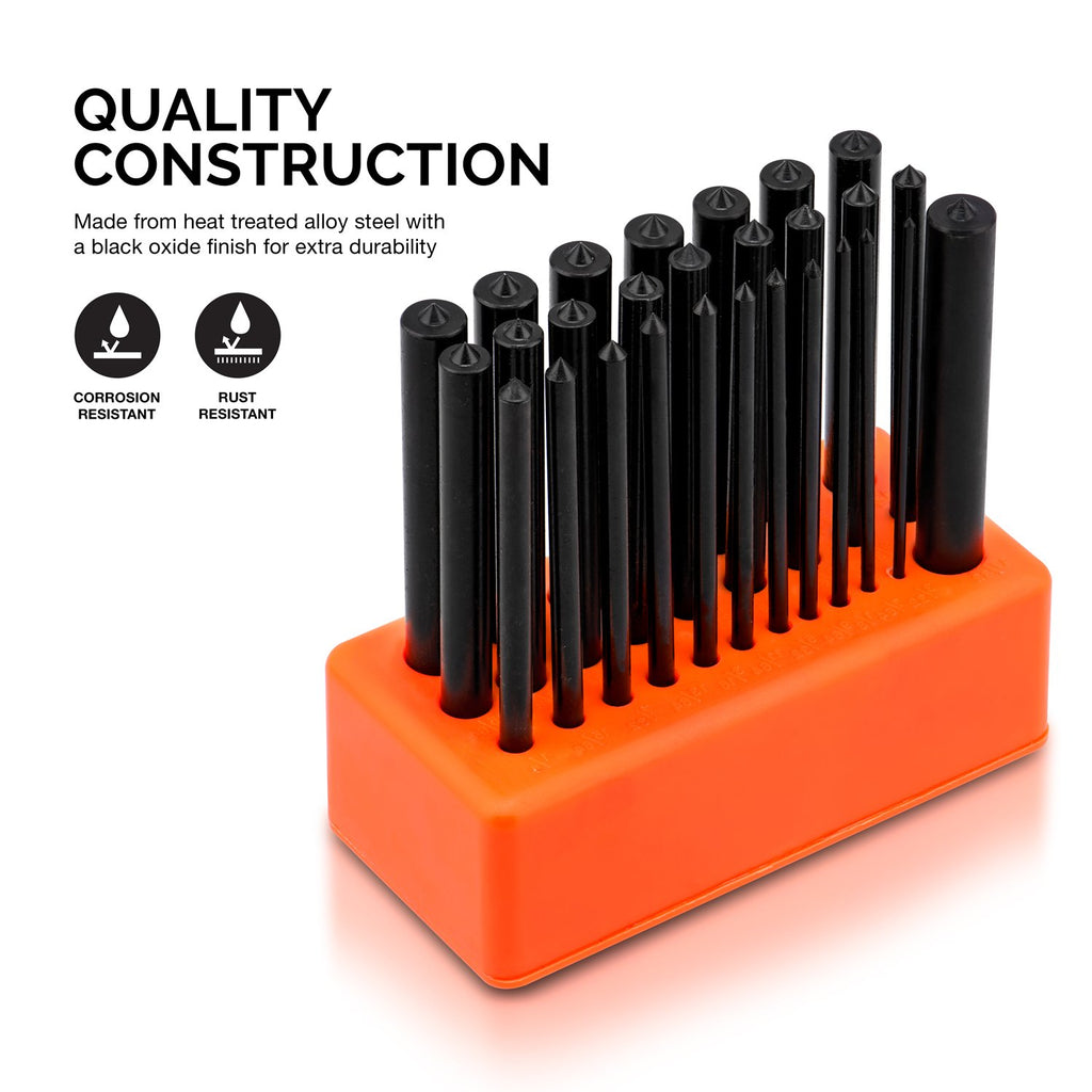 NEIKO 02638A 5-Inch Automatic Center Punch for Metal, Adjustable Impact Spring Loaded Center Punch Tool, Spring Punch, Center Punch Spring Loaded, Auto Center Punch