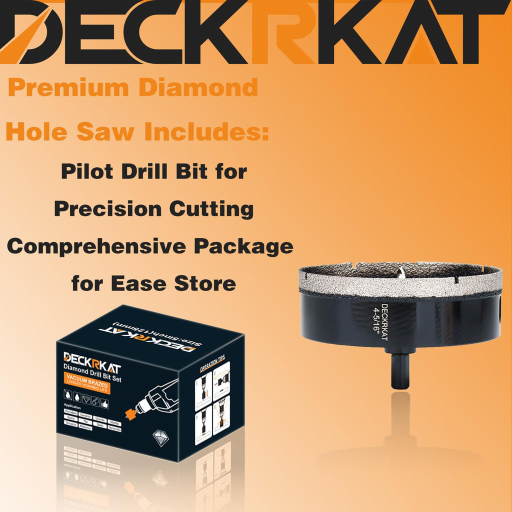 1 Inch Diamond Hole-Saw Bits with Pilot Drill Bit - 2pc 1" Diamond Tipped Tile Hole Saws with Guiding Bit Accurate Drilling for Porcelain Tile Ceramic Pottery Granite Stone Glass Bottles 25mm