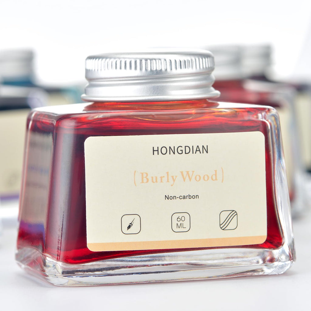 Asvine Hongdian Fountain Pen Bottled Ink Black, 60ml Fountain Pen Bottled Ink, Non Carbon