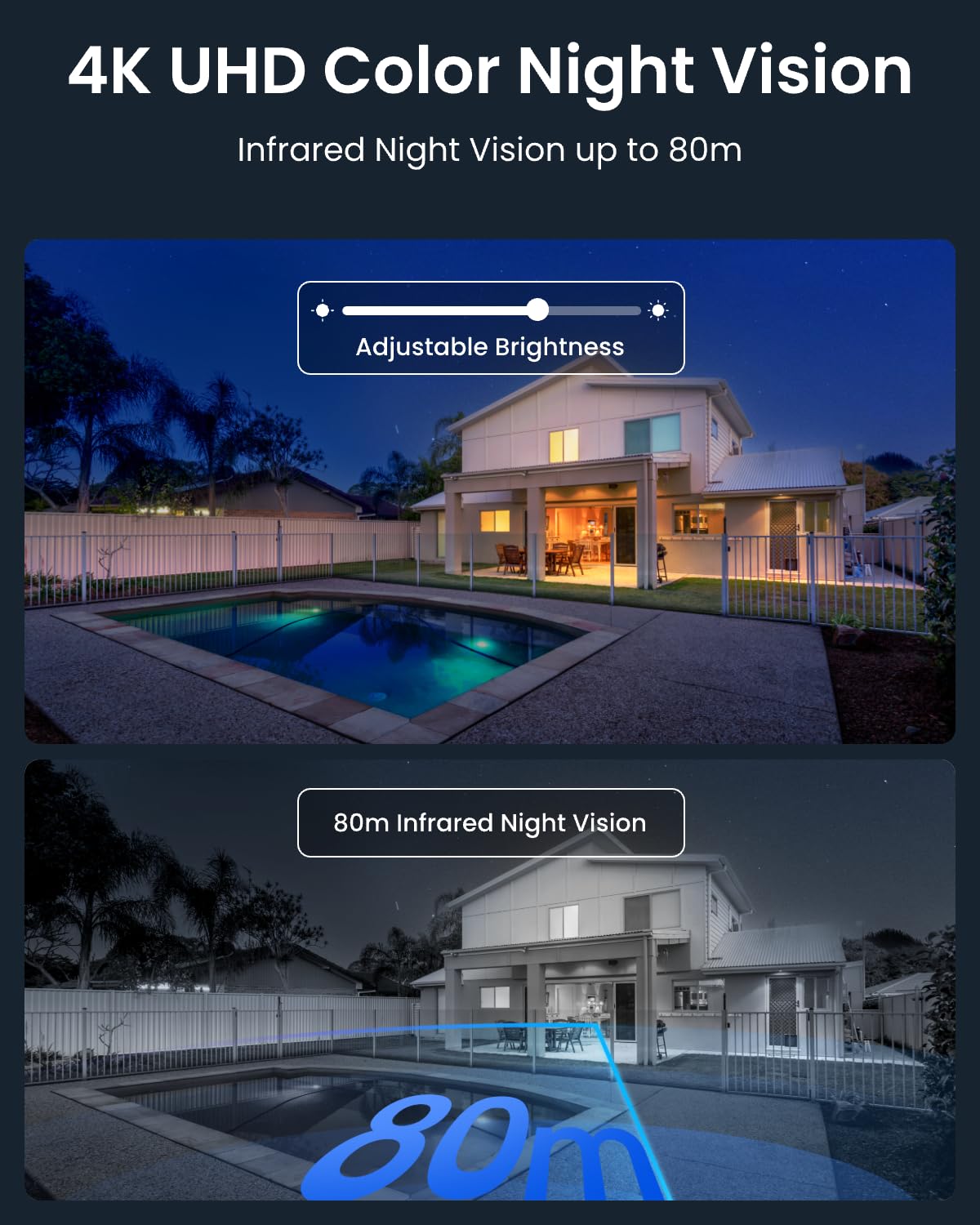 REOLINK 4K UHD PoE PTZ Camera for Outdoor Security, 360° Pan & 90° Tilt for Auto Tracking, 5X Optical Zoom and 3D Zoom, AI Detection, Color Night Vision, 24/7 Recording, 2 Way Talk, RLC-823S1