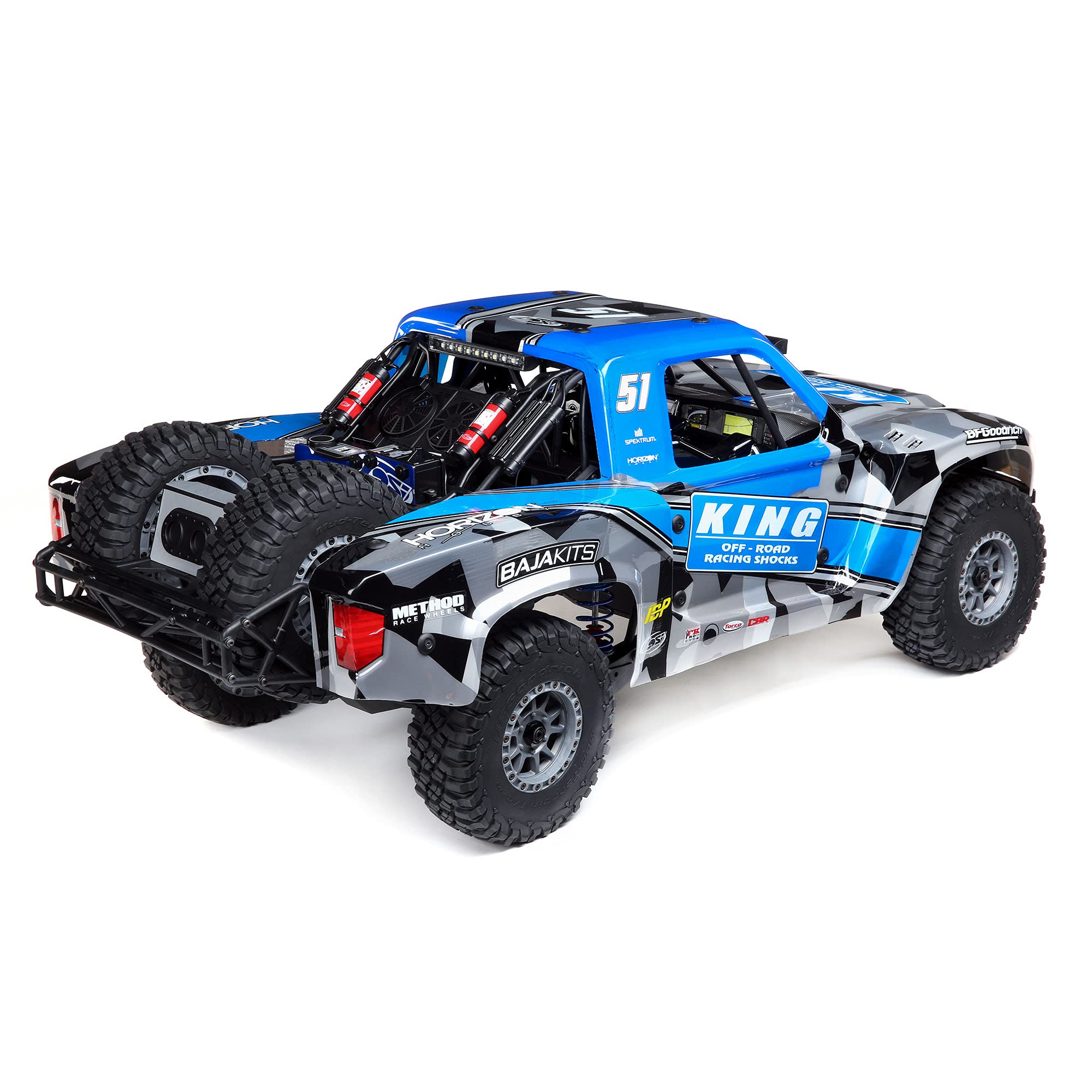Losi RC Truck 1/6 Super Baja Rey 2.0 4 Wheel Drive Brushless Desert Truck RTR Battery and Charger Not Included Brenthel LOS05021T1