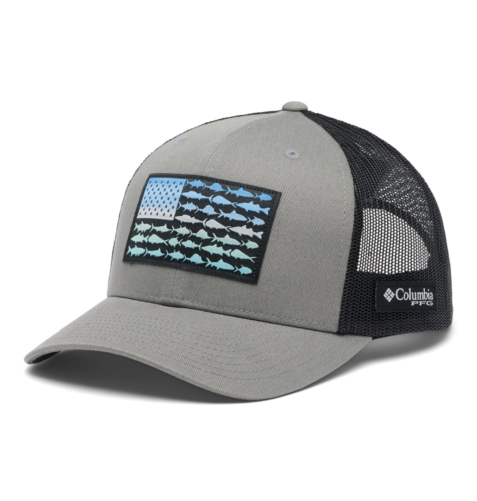 Columbia Unisex Adult PFG Logo Mesh Ball Cap