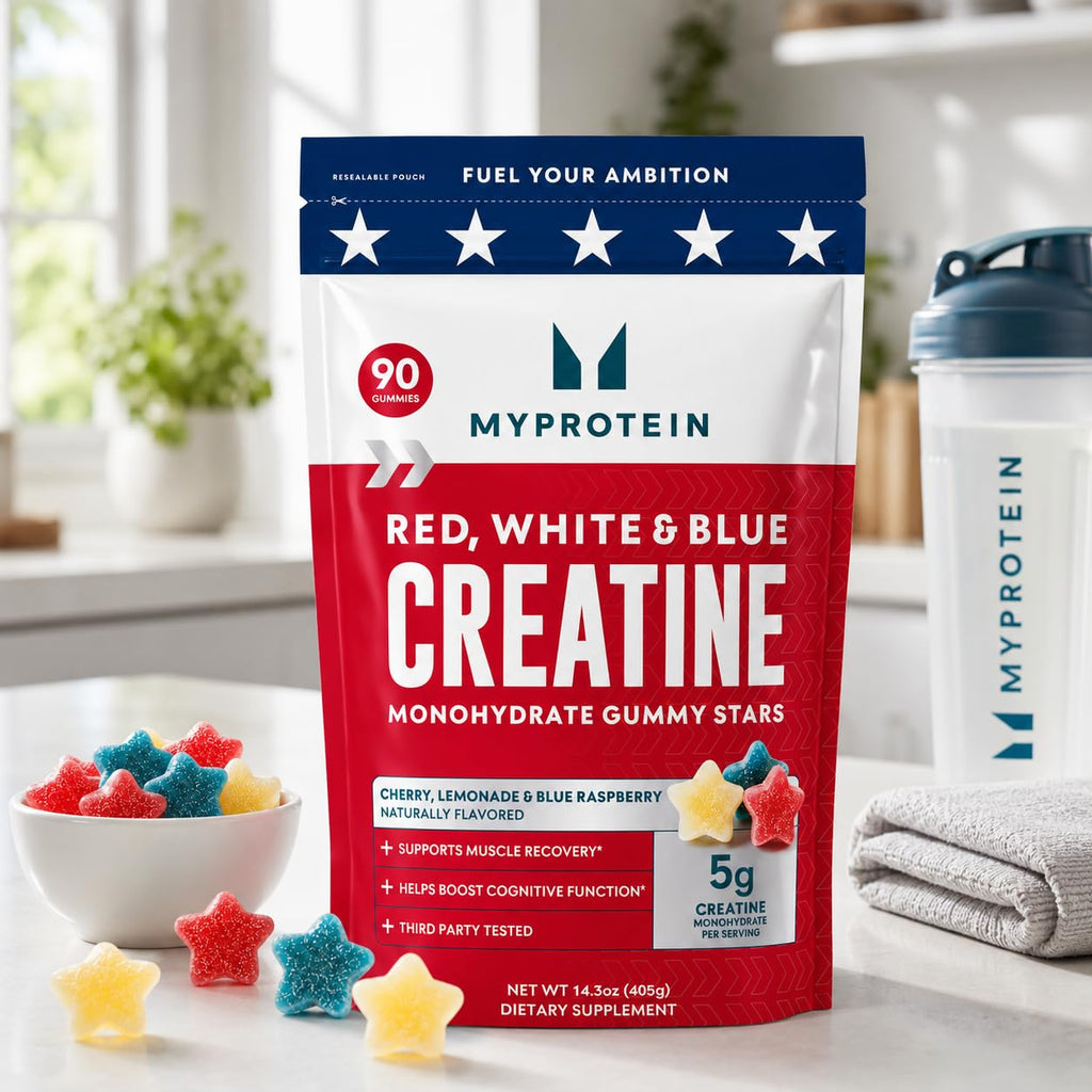 Myprotein Creatine Gummies, 5g Creatine Monohydrate per Serving, Lemon, 90 Count, 18 Servings, Chewable Post/Pre Workout Strength & Recovery Sports Nutrition Supplement, Vegan, Non-GMO