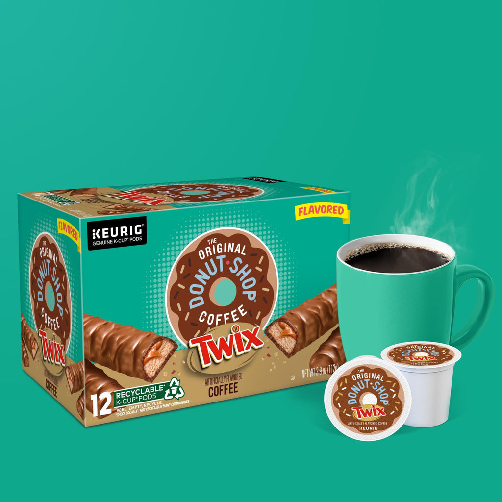 The Original Donut Shop Coffee Chocolate Glazed Donut Keurig Single-Serve K-Cup Pods, Medium Roast Coffee, 60 Count (6 Packs of 10)