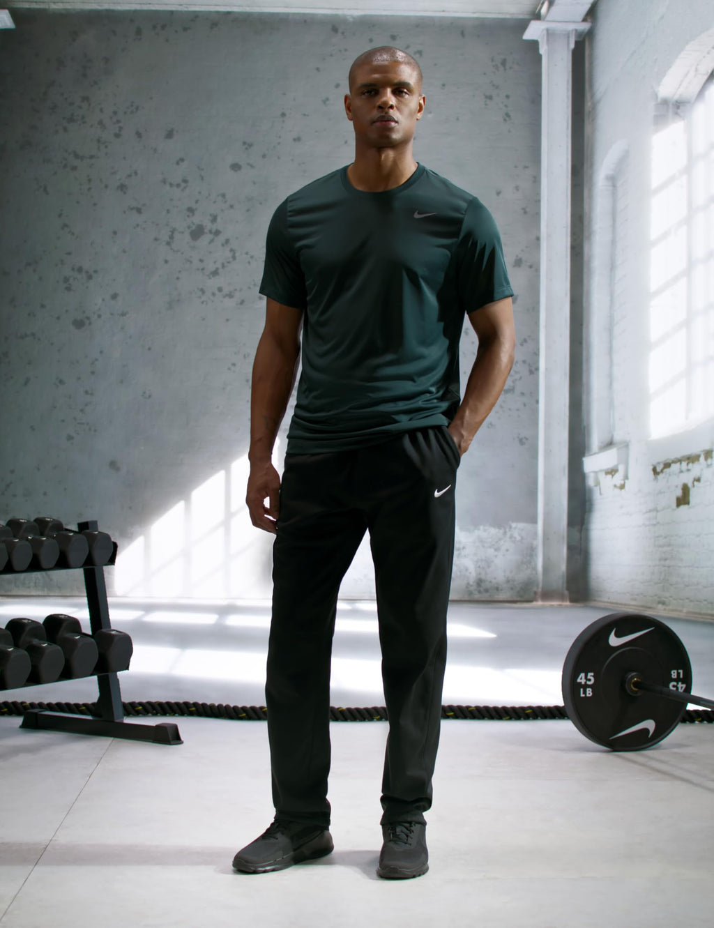 Nike Men's Therma-Fit Open Hem Fitness Pants
