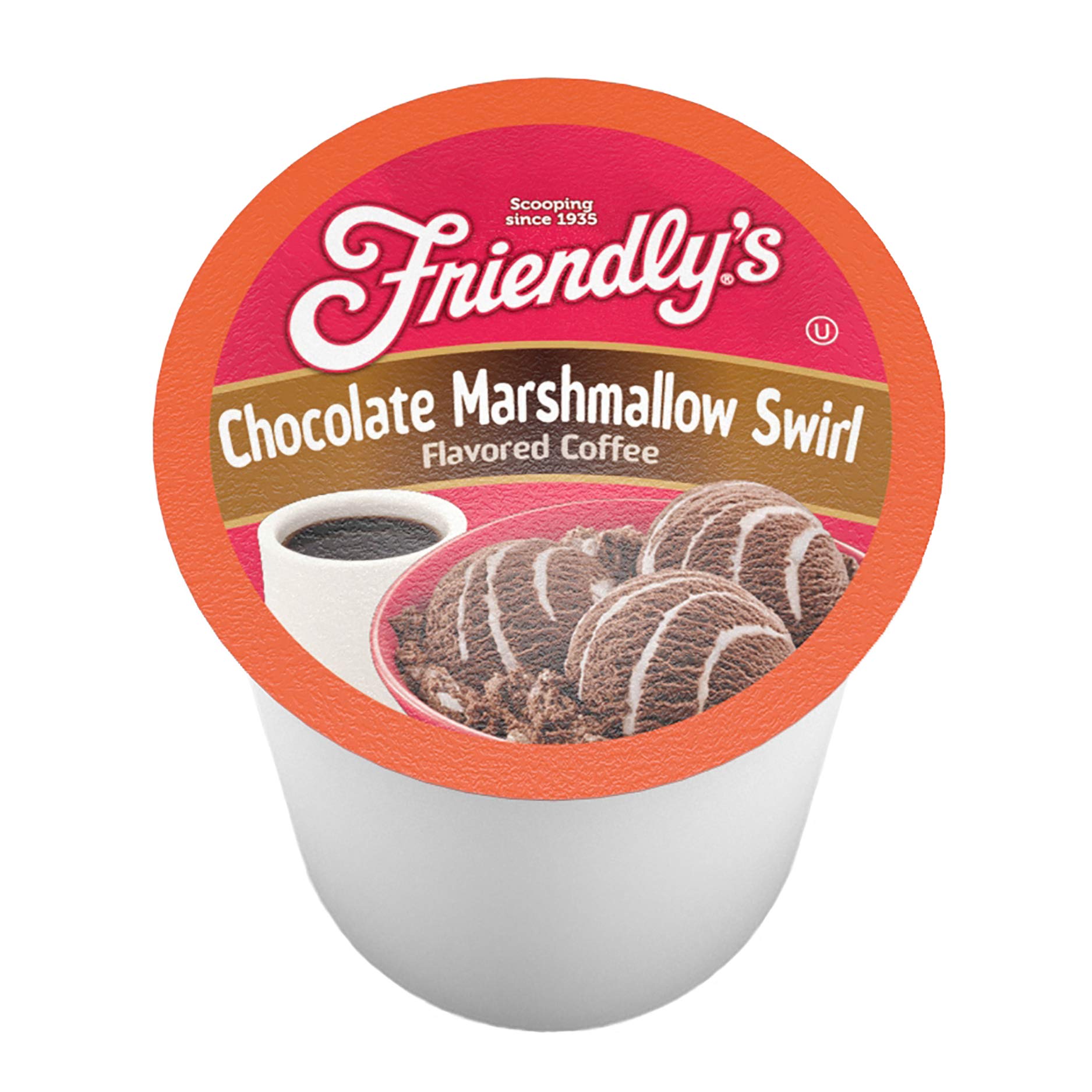 Friendly's Coffee Pods Assorted Flavored Ice Cream Variety Pack Compatible with Keurig K Cup Brewers, Assorted Variety Pack, 40 Count (Pack of 1)