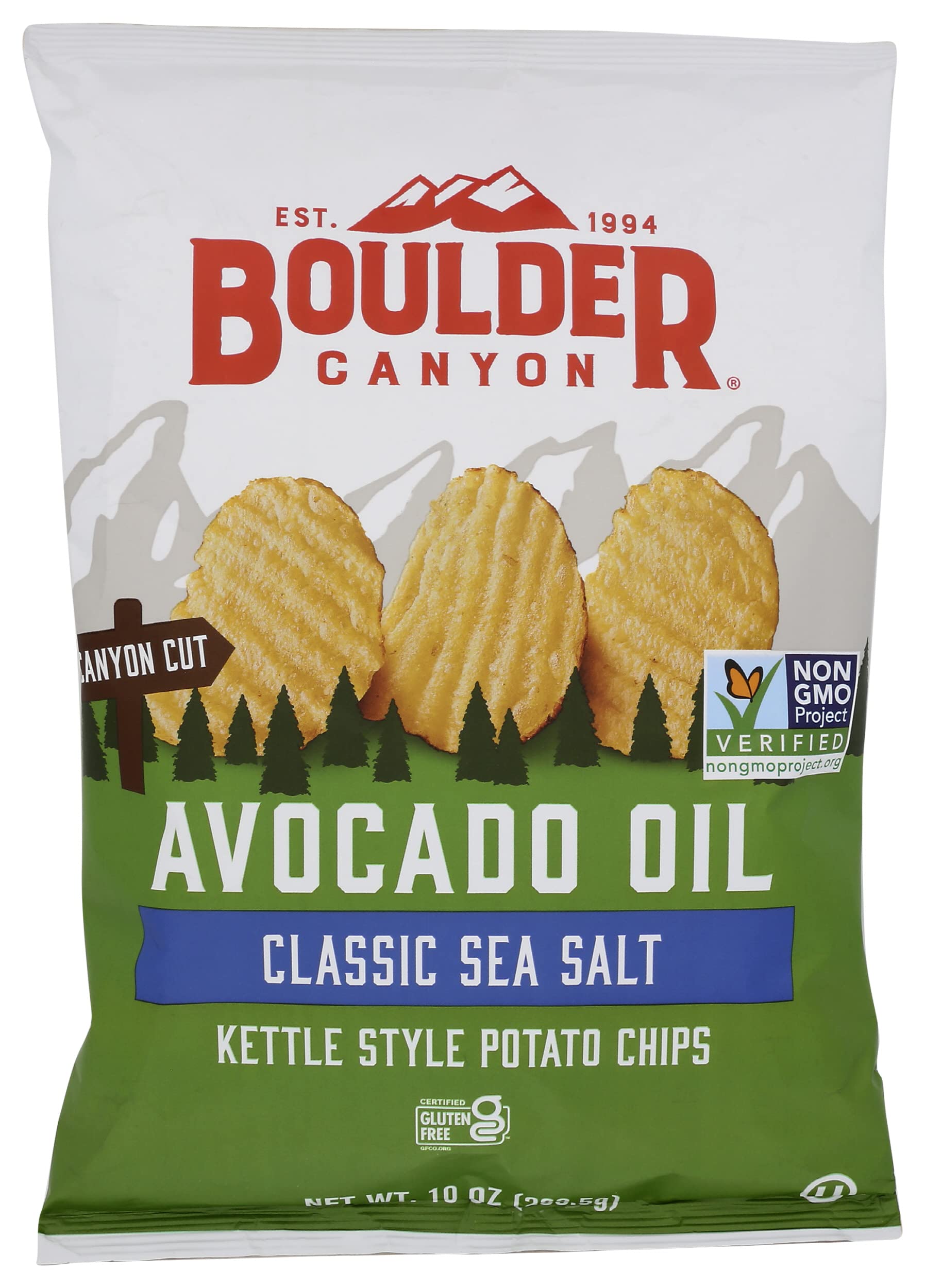 Boulder Canyon Boulder Batch Agave Sriracha Kettle Potato Chips, 5.25 oz - Pack of 12