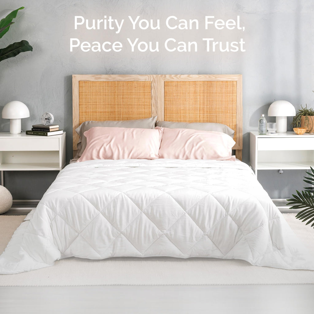 Cooling Comforter Oversized King – Lightweight All Season Down Alternative Duvet Insert, Hypoallergenic Plush Fill, 100% Viscose from Bamboo Cover - Charcoal, 116"x 98"