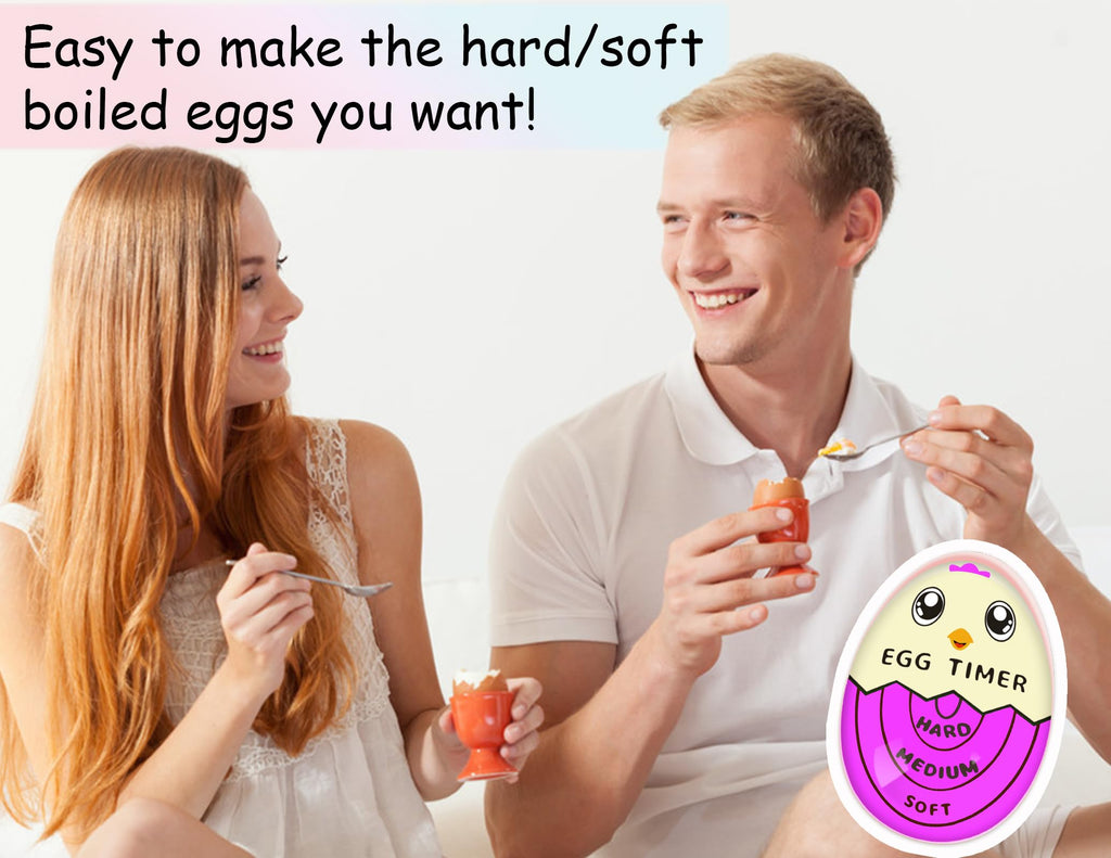 Lasubst Egg Timer for Boiling Eggs that Changes Color When Done, Blue