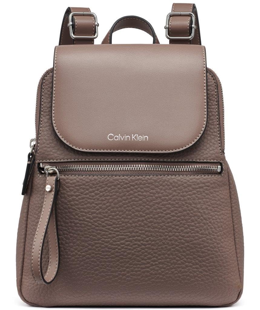 Calvin Klein Elaine Bubble Lamb Novelty Key Item Flap Backpack