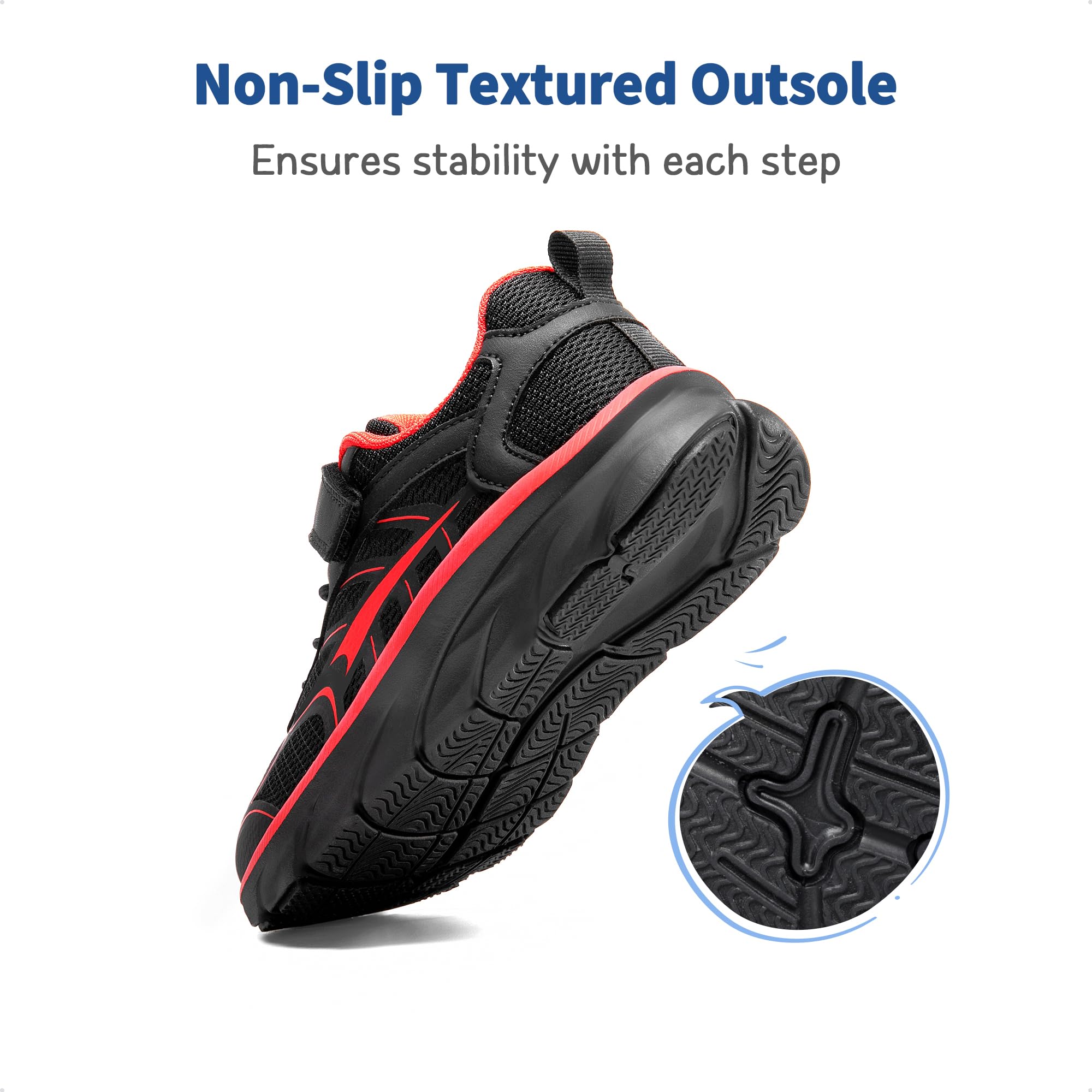DREAM PAIRS Boys Girls Sneakers Kids Tennis Running Shoes EZ-ONs EZ-Plays Athletic Sport Gym Lightweight Breathable Shoes