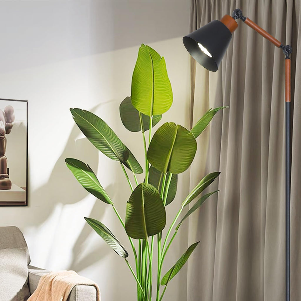 HMVPL Grow Lights for Indoor Plants Full Spectrum, Plant Lights for Indoor Growing with 20W COB Grow Light Blub, 4/8/12H Timer, Standing Tall Grow Lamp for Middle Large Plants(75'', Height Adjustable)