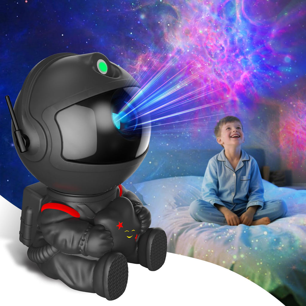 SHJQJJLBCQ Galaxy Projector, Astronaut Star Projector, Kids Night Light for Bedroom, Adult Playroom,Ceiling, Room Decoration