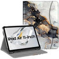 Fintie Case for iPad Air 11-inch M4/M3/M2 (2026/2025/2024), iPad Air 5th/4th Generation (2022/2020) 10.9 Inch, Multi-Angle Viewing Protective Cover with Pencil Holder & Pocket, Black