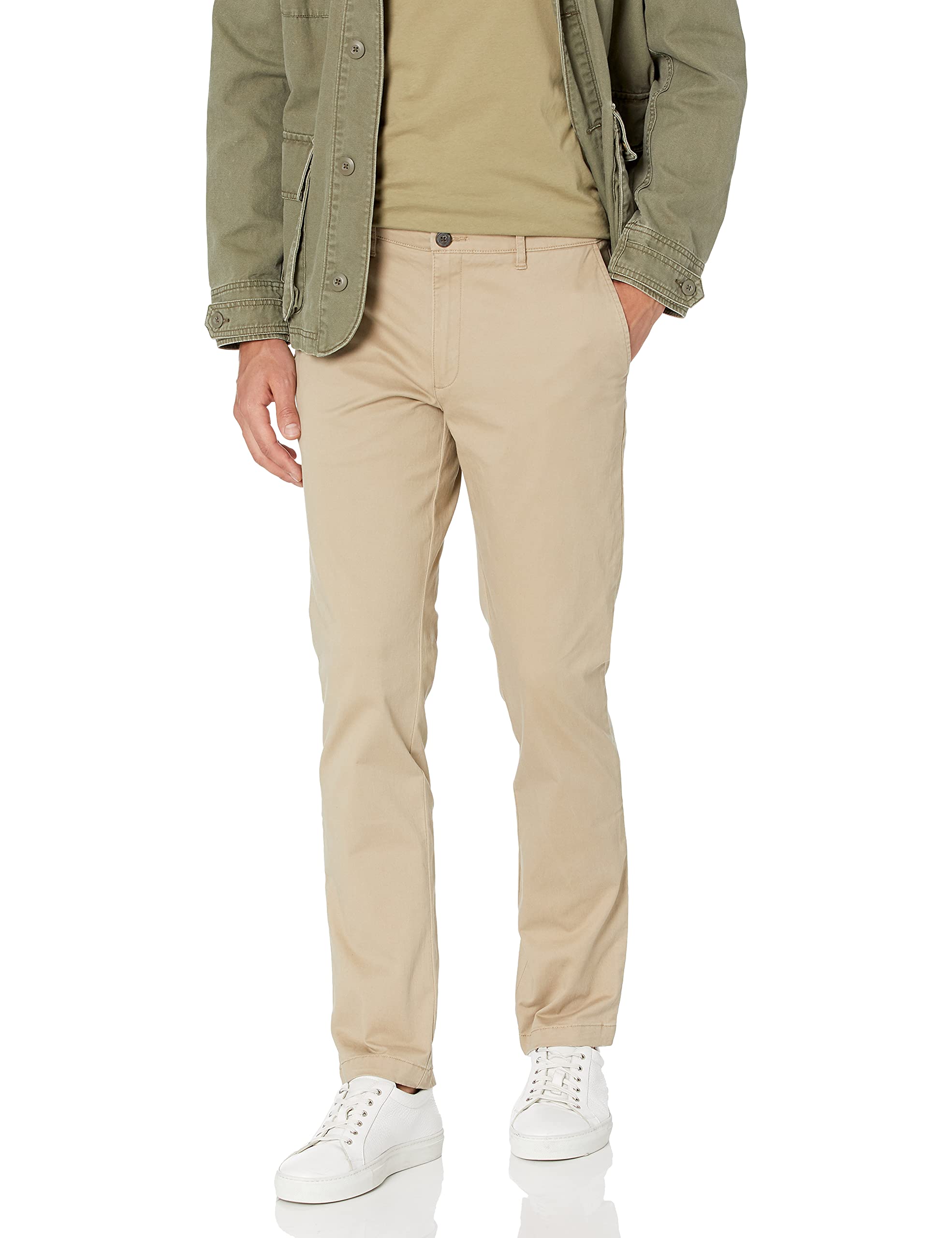 Amazon Essentials Men's Skinny-Fit Washed Comfort Stretch Chino Pant (Previously Goodthreads)