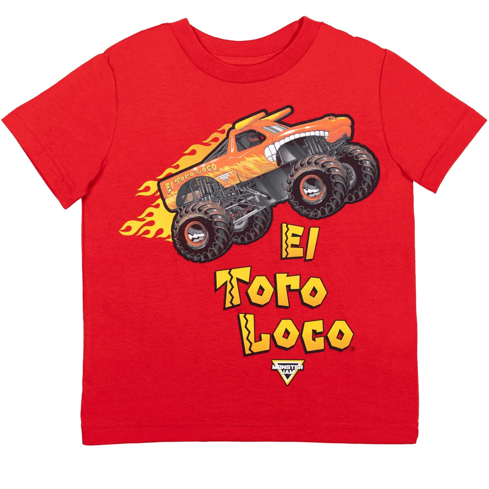 Monster Jam El Toro Loco Zombie Maximum Destruction 4 Pack Graphic T-Shirts Toddler to Big Kid