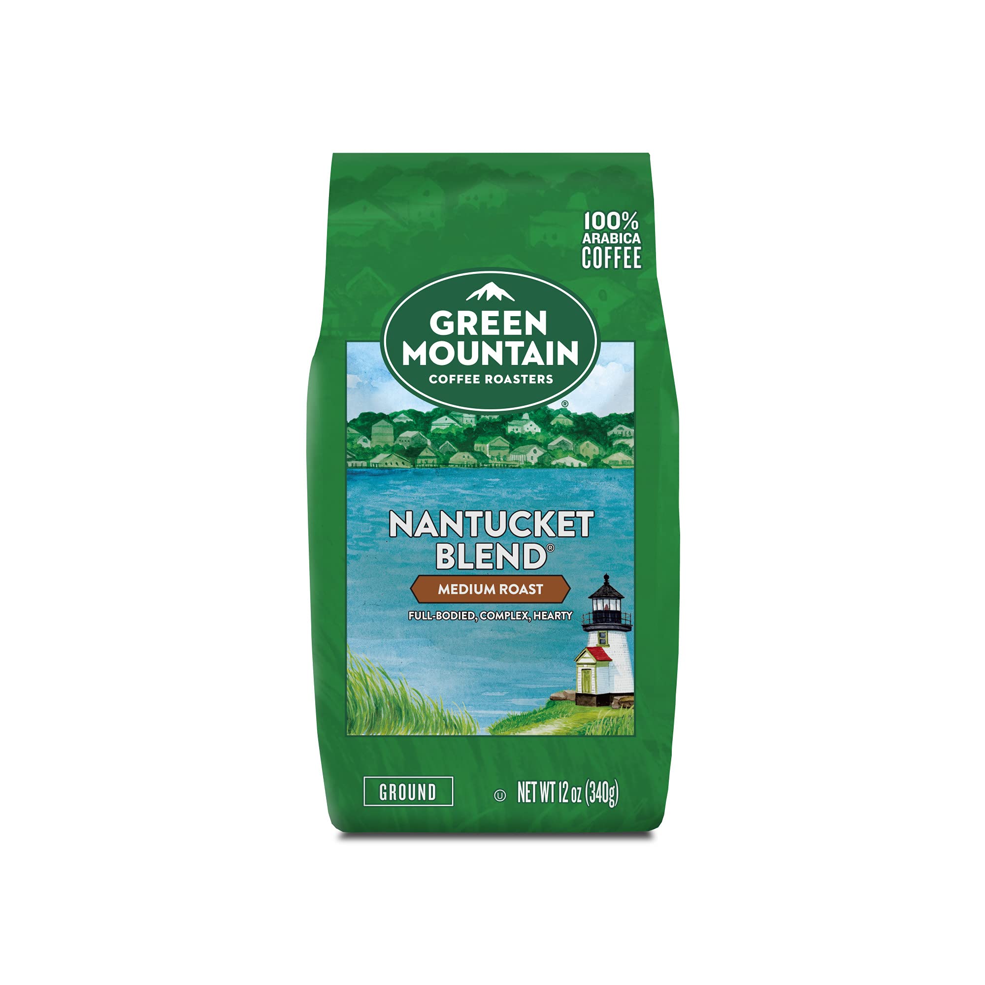 Green Mountain Coffee Roasters Wild Mountain Blueberry, Ground Coffee, Flavored Light Roast, Bagged 12 Oz, 1 Count