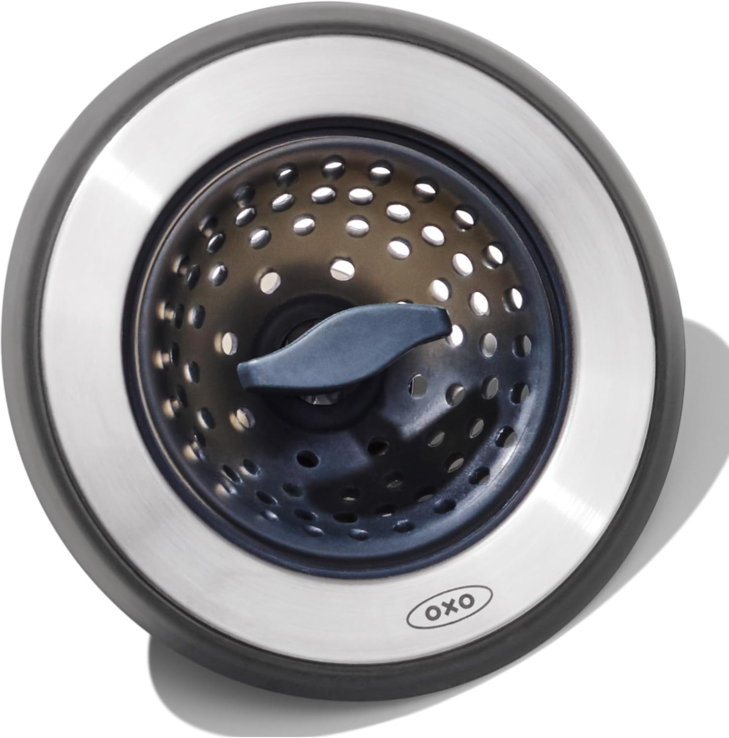 OXO Good Grips 2‑in‑1 Sink Strainer Stopper, Sink Drain Strainer for Kitchen