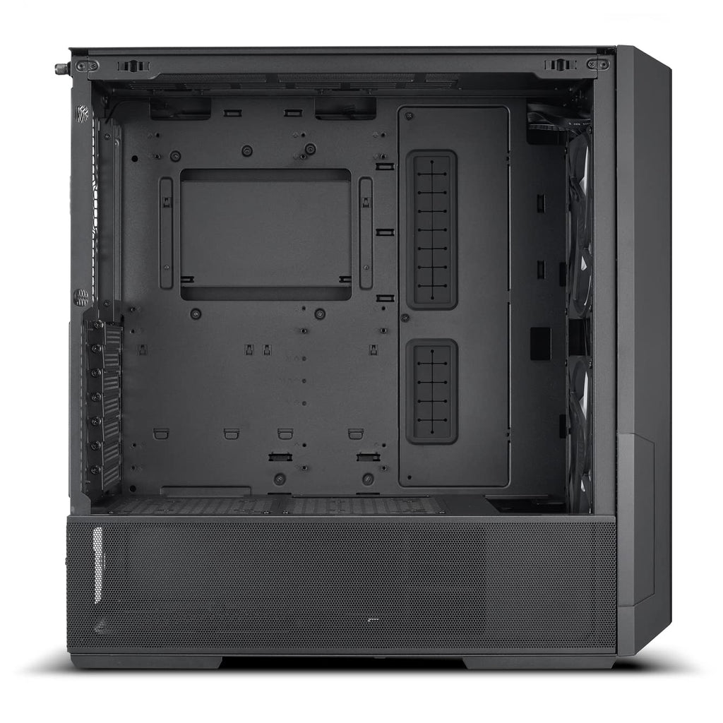 LIAN LI LANCOOL 207 Compact ATX RGB Gaming Computer Case, Airflow Optimized Mesh Panels Tower Chassis w/ 2x140mm ARGB,2x120mm PWM Fans Pre-Installed, USB Type-C Port, Tempered Glass Side Panel (Black)