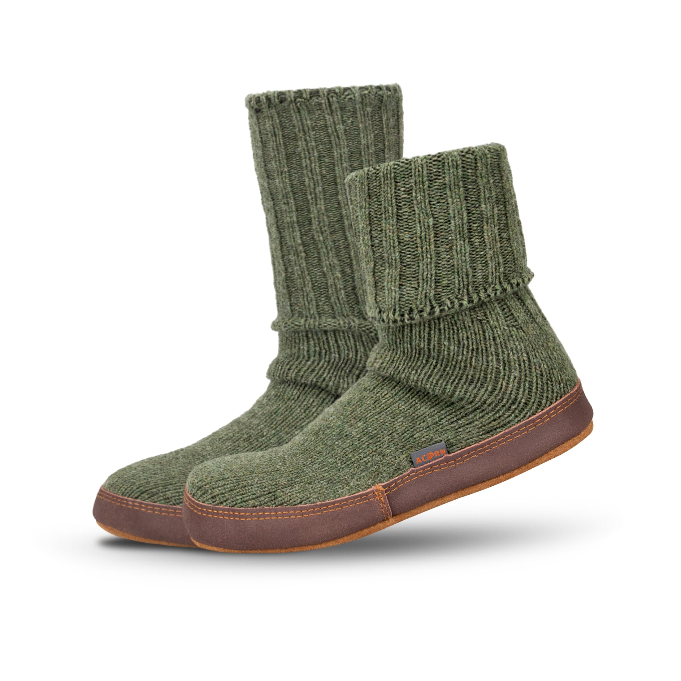 Men's and Women's Original Slipper Sock - Comfortable Men's and Women's Slipper Sock with Cloud-Like Feel, Soft and Moisture Wicking Crew Length, Genuine Suede Sole