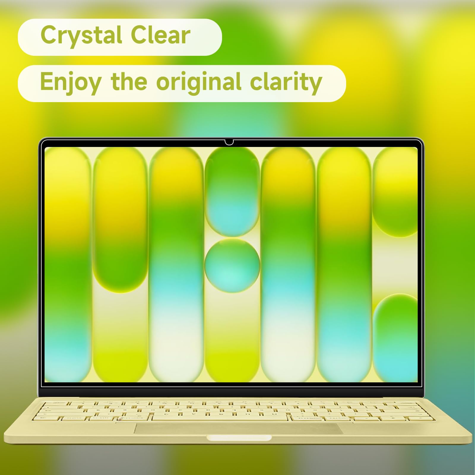 Paquete de 2 protectores de pantalla compatibles con MacBook Pro de 13 pulgadas (2016-2022 / M1, M2) y MacBook Air de 13 pulgadas (2018-2021 / M1), protector de pantalla antirreflejos, protector de