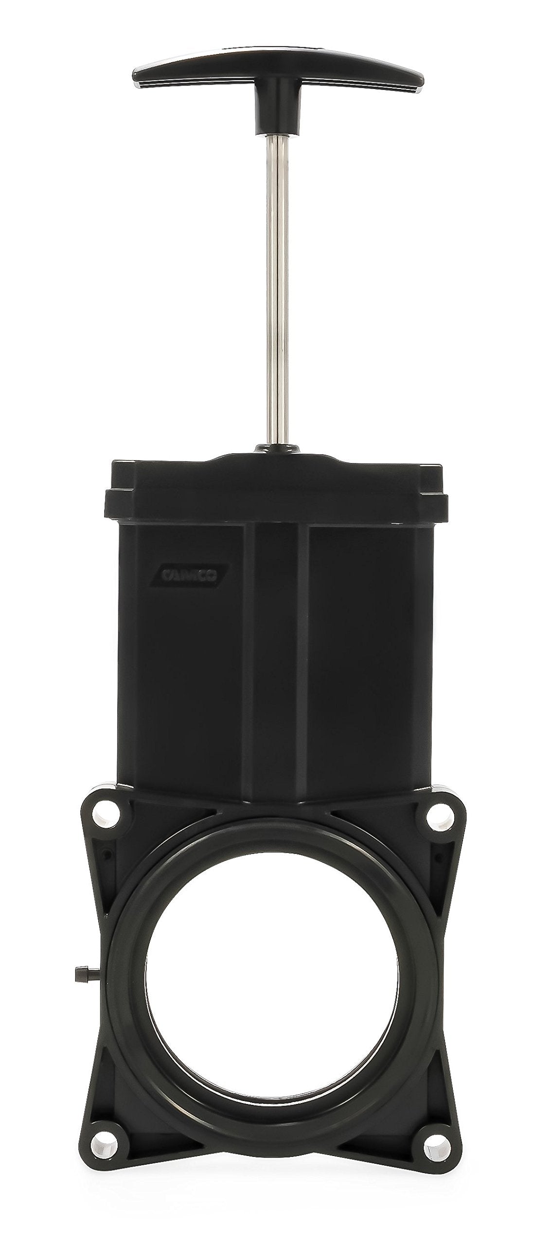 Camco RV Sanitation System 3" Waste Valve with 72" Cable Extension Kit for Sidewall or Control Access Compartment Mount Installation