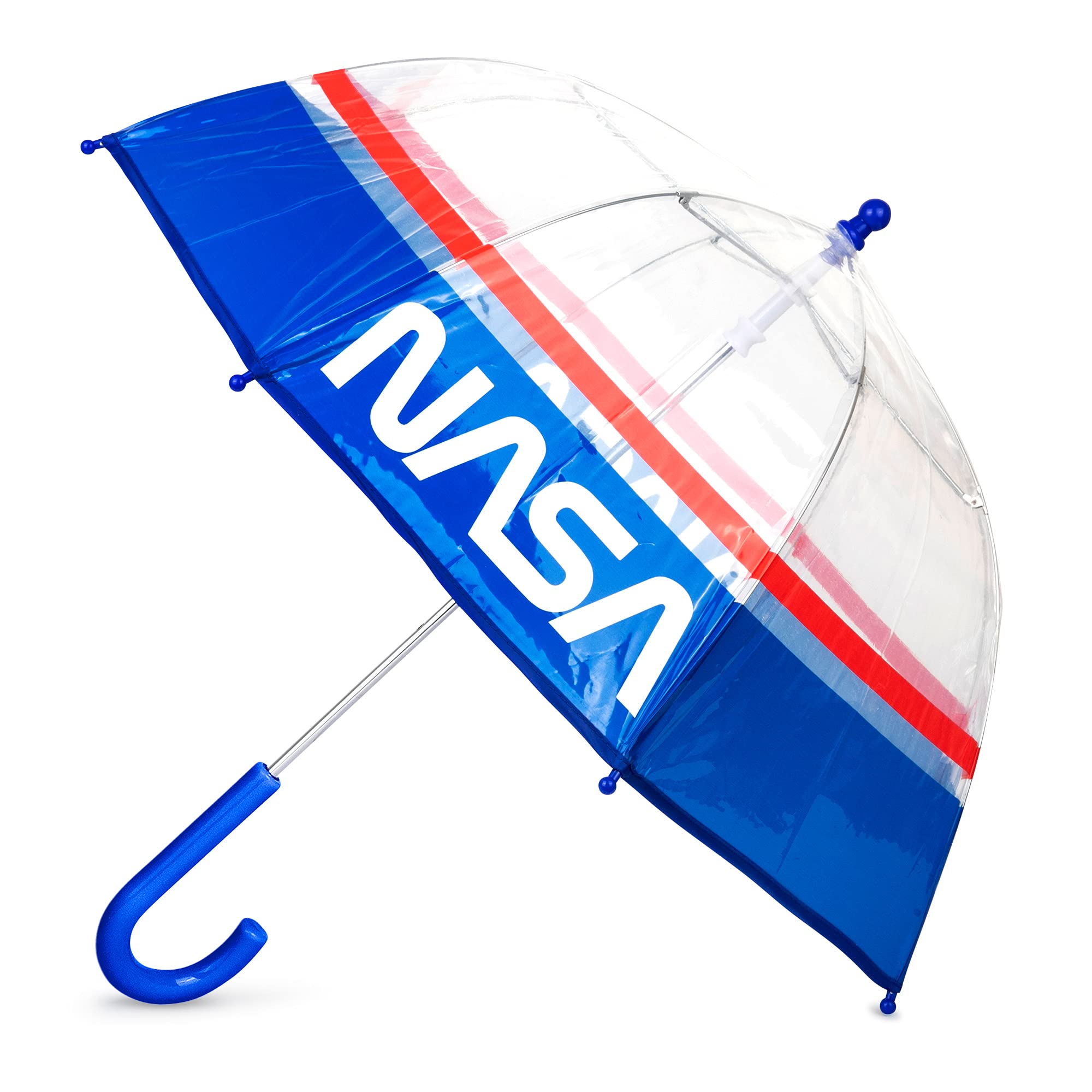 ABG Accessories Kids Umbrella for Boys and Girls Dome clear bubble umbrellas for Rain Windproof & Transparent with Easy Grip Handle Ages 3-10