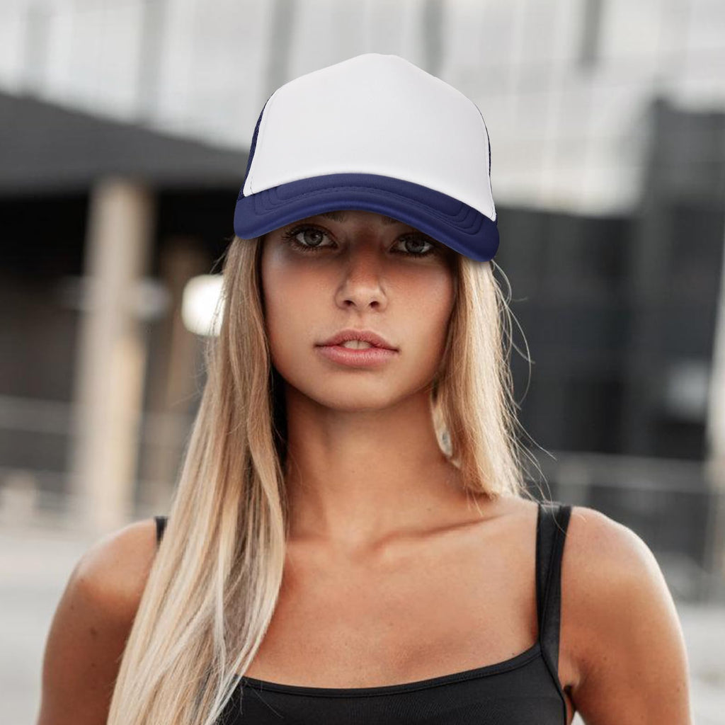 Ultrafun 10 Pack Trucker Hat Mesh Sublimation Blank Hats Adjustable Baseball Caps Hats for Men Women