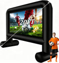 16FT Inflatable Movie Screen Outdoor, Blow up Projector Screen Support Front & Rear Projection for Backyard Outdoor Movie Night Barbecue Pool Party with Blower and Carry Bag