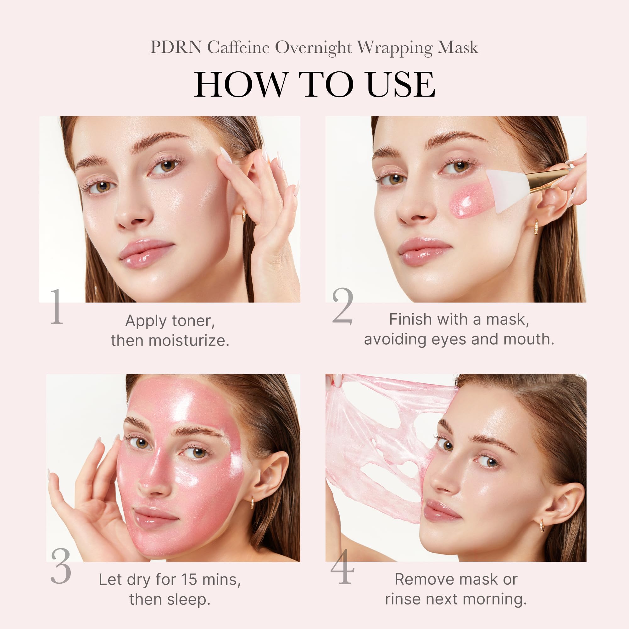 medicube Wrapping Mask Collagen Overnight Peel Off Facial Mask | Elasticity & Hydration Care, Reduces Sagging & Dullness | Hydrolyzed Collagen For Glowing Skin | Korean Skin Care, 2.53 fl.oz