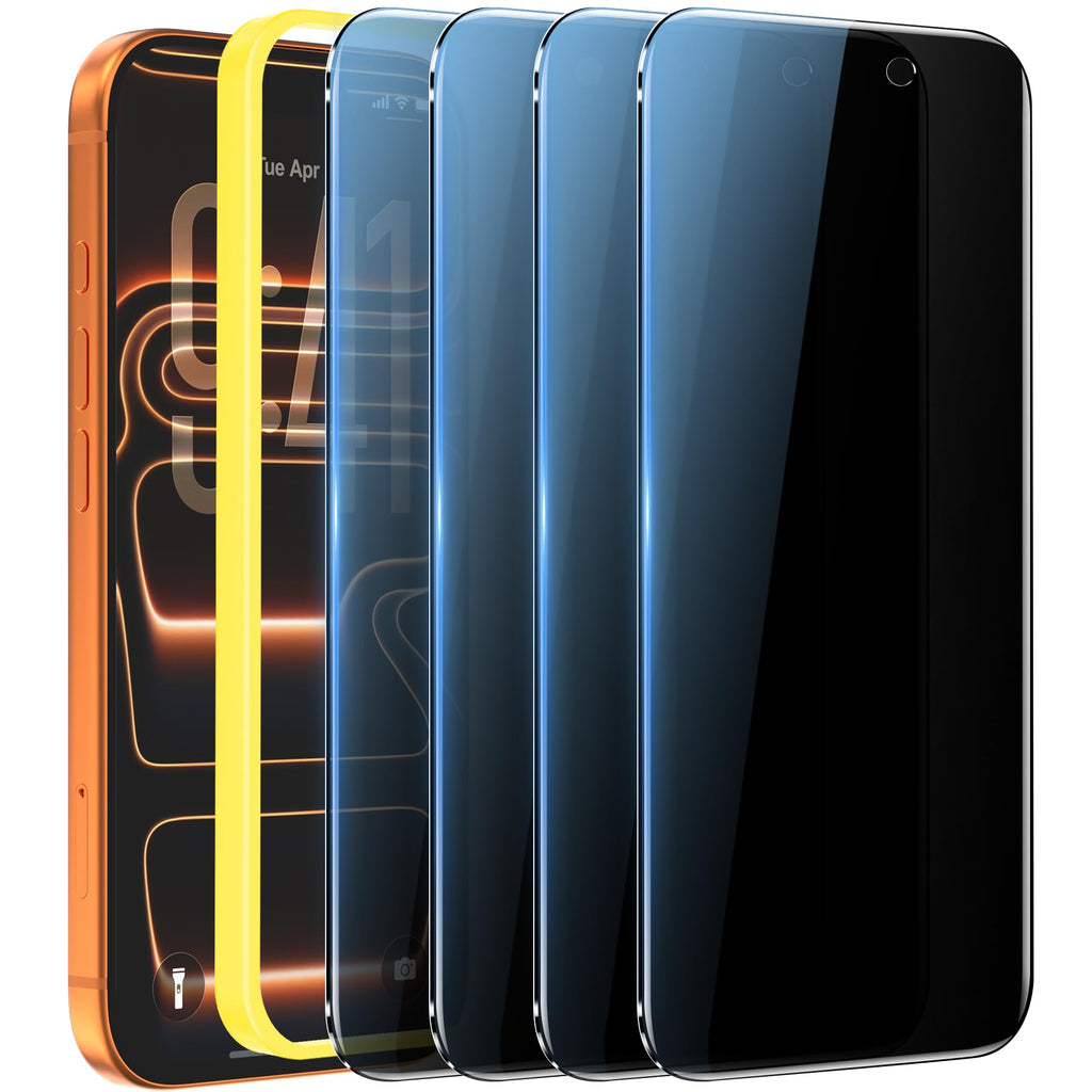WHPXJY Privacy Screen Protector for iPhone 11 Pro Max & iPhone Xs Max (2 Pack), Tempered Glass Film with 28° Privacy Protection, Anti-Scratch, Easy Installation, Bubble-Free (Not for iPhone 11)