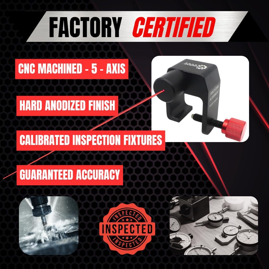 Chain & Sprocket Alignment Tool - Laser Application